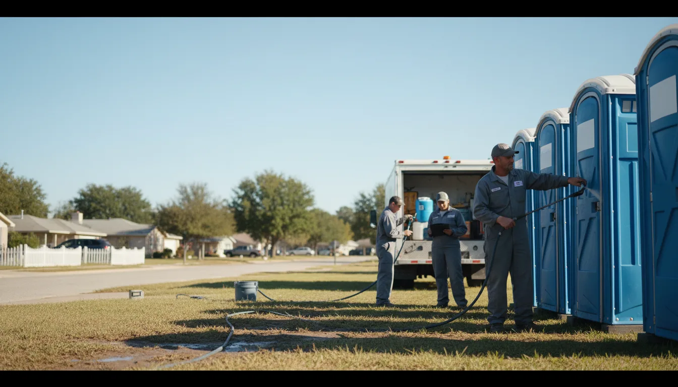 Long-Term Portable Toilet Rental in Chickasaw, OH near me